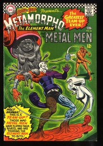 Brave And The Bold #66 VF- 7.5 White Pages Metamorpho Metal Men!