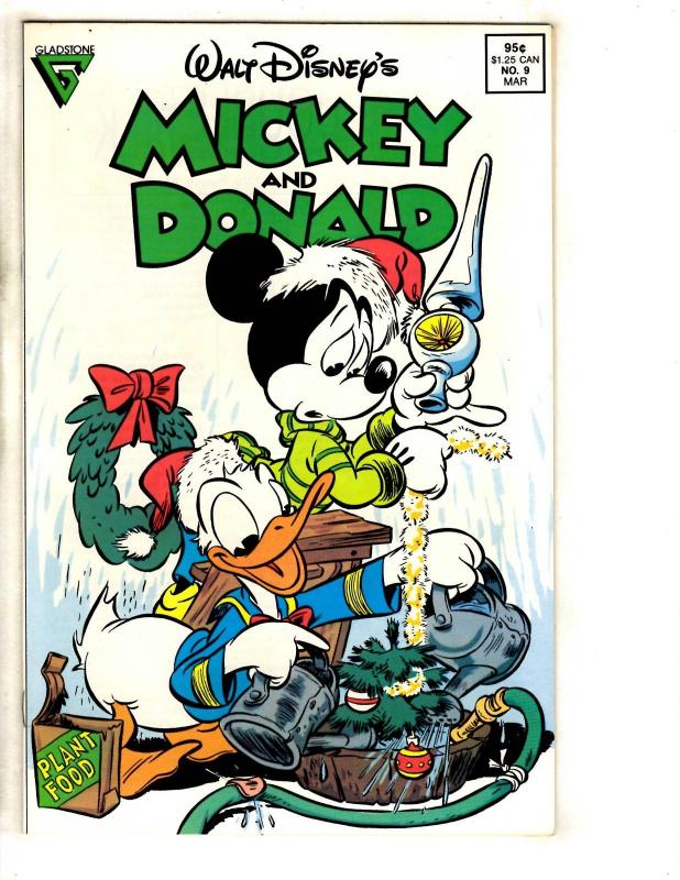 8 Disney Comic Books Mickey Mouse 243 4 9 13 + Donald Duck 261 270 283 294 J317