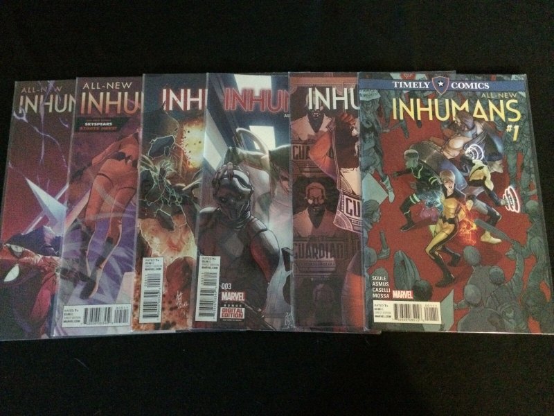 ALL-NEW INHUMANS #1, 2, 3, 4, 5, 6 VFNM Condition