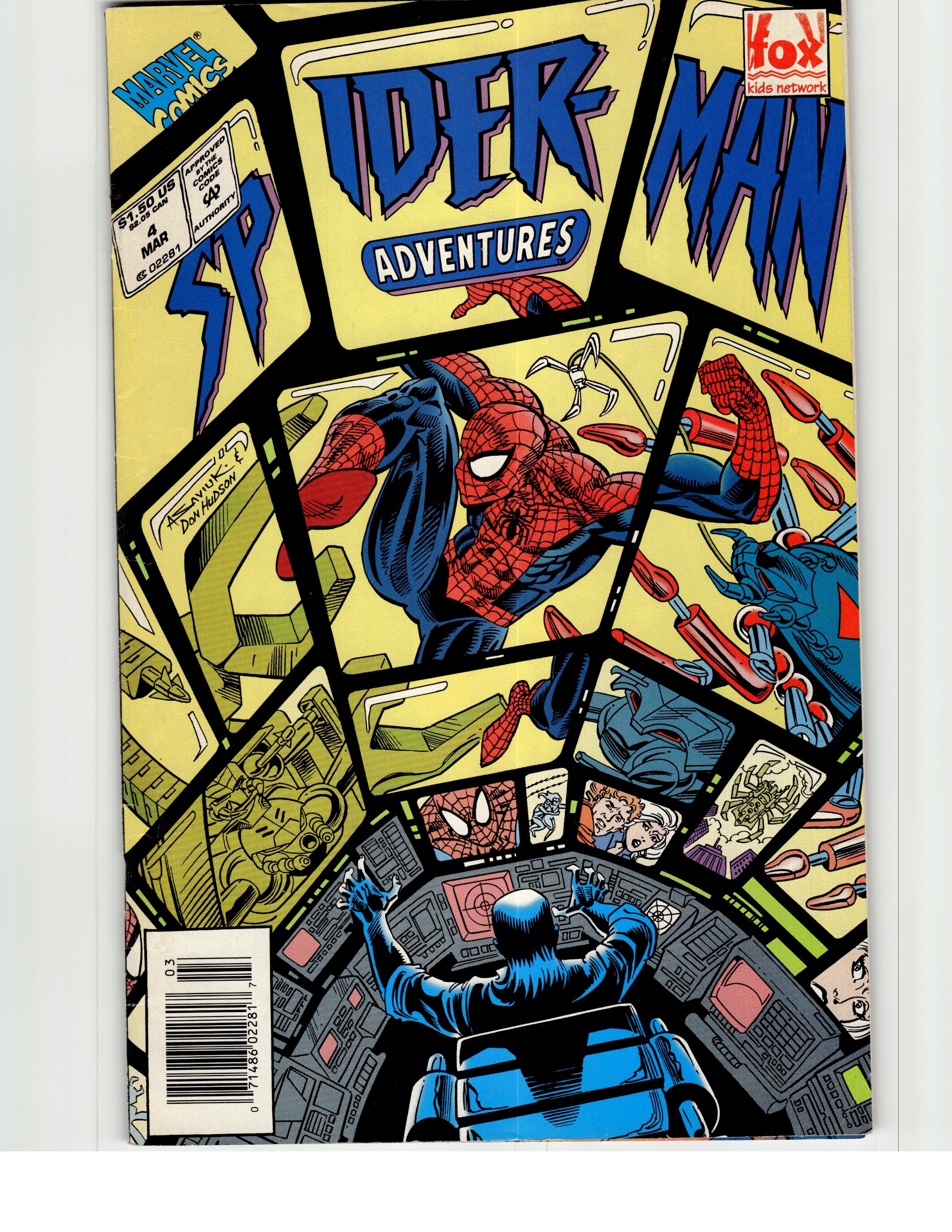 SpiderMan Adventures 4 (1995) SpiderMan Comic Books Modern Age