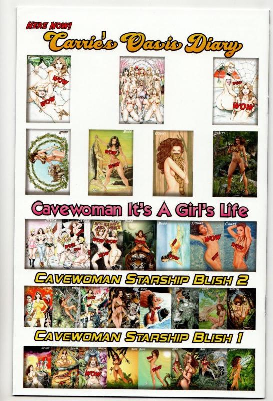 Cavewoman Carries Oasis Diary #1 - Taylor Variant / Limited to 400 w/COA - VF/NM