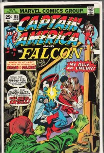 Captain America #186 (1975) Captain America and the Falcon
