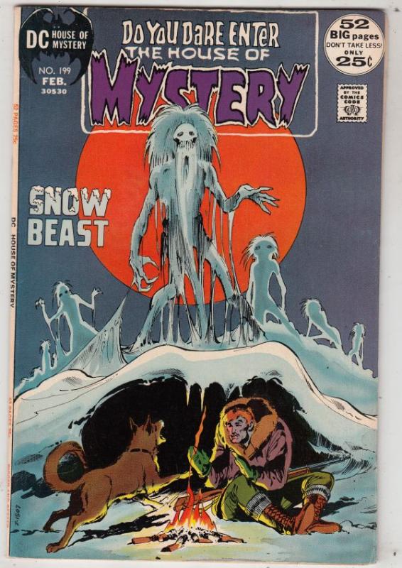 House of Mystery #199 (Feb-72) NM- High-Grade Cain