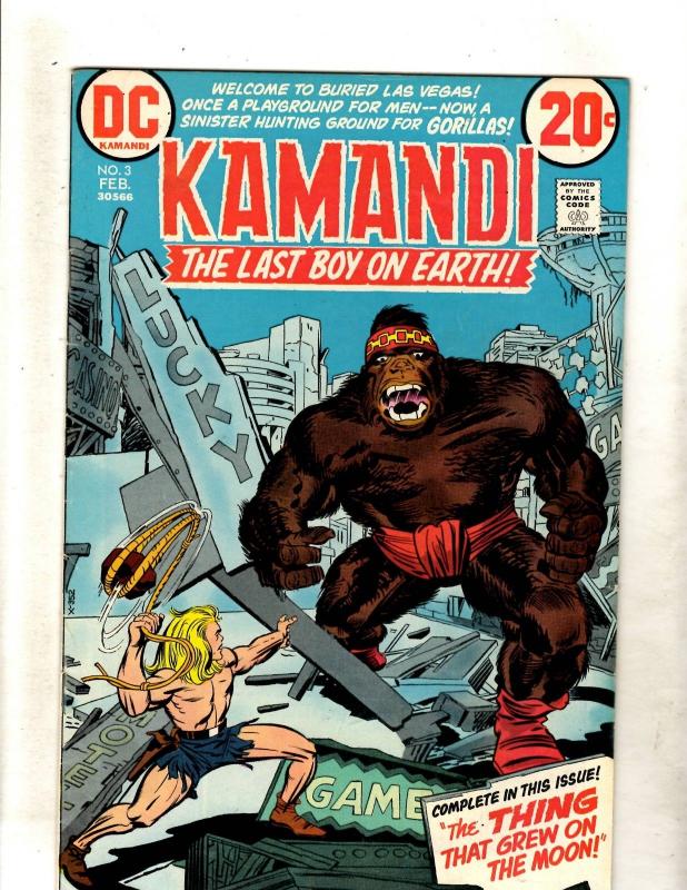 Kamandi # 3 VF/NM DC Comic Book Jack Kirby Fourth World Bronze Age FM2