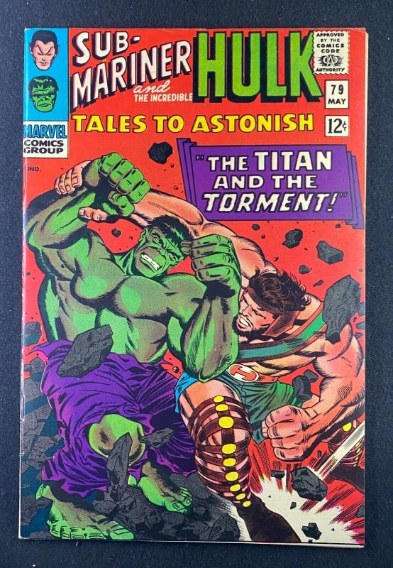 Tales To Astonish (1959) #79 VF- (7.5) Jack Kirby Hulk Hercules Battle Cover un