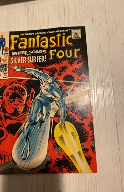 Fantastic Four #72 (1968)silver surface -Jack Kirby/Lee