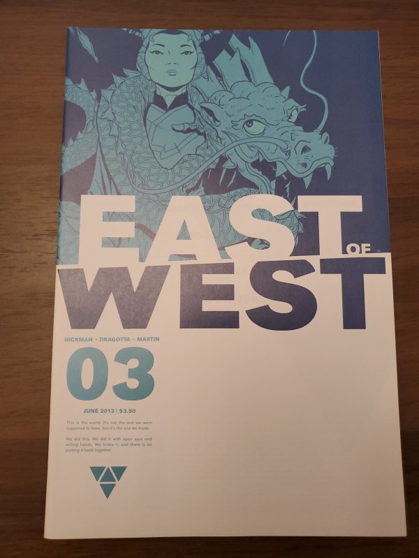 East of West #3 (2013) (9.2) by Jonathan Hickman