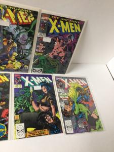 Uncanny X-men 262 262 265 267 269 Nm Near Mint A25