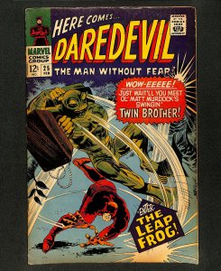 Daredevil #25 1st Appearance of Mike Murdock! Leap Frog! Daredevil!