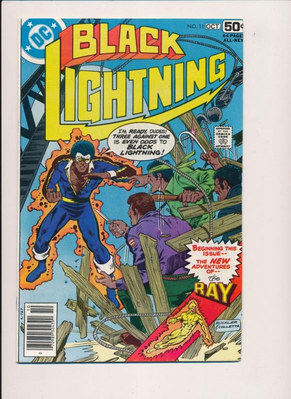 DC Comics BLACK LIGHTNING #11 ~ 1st series (1978) ~ VF (PF189) Final Issue