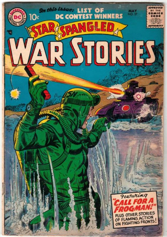 Star Spangled War Stories #57 (May-57) VG/FN Mid-Grade One-Man Navy