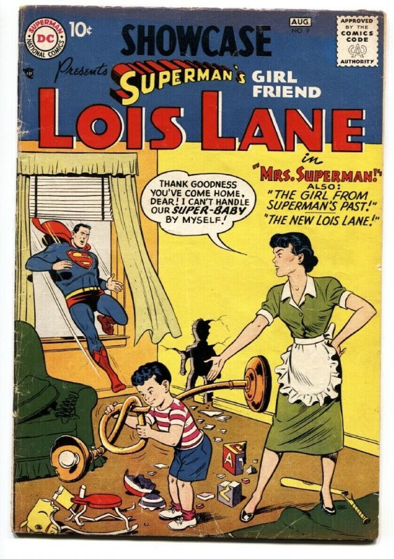 SHOWCASE COMICS #9 comic book 1957-1st solo SUPERMAN'S GIRLFRIEND LOIS LANE