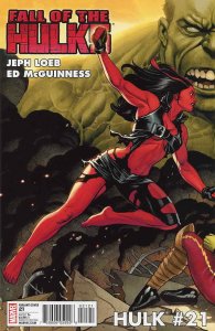 Hulk (4th Series) #21A VF/NM; Marvel | Frank Cho Red She-Hulk variant - we combi