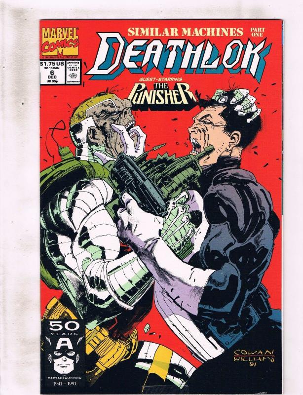 Lot of 7 Deathlok Marvel Comic Book #6 7 8 9 10 11 12 KS2