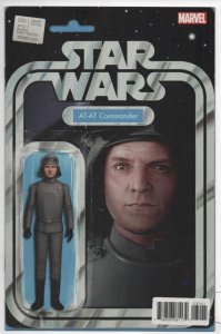 STAR WARS #30, NM, AT-AT Commander Action figure cover, 2015 2017