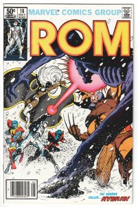 Rom #18 (1981) X-Men appearance!