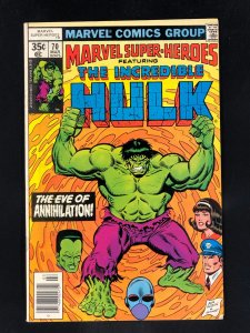 Marvel Super-Heroes #70 (1978) Featuring the Incredible Hulk