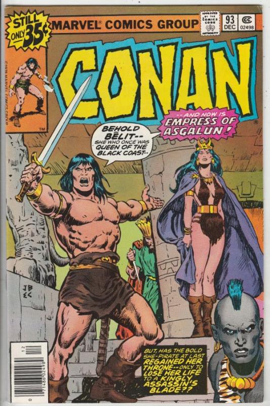 Conan the Barbarian #93 (Dec-78) VF/NM High-Grade Conan the Barbarian