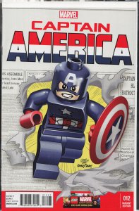 Captain America #12 Lego Cover (2013) Captain America [Key Issue]