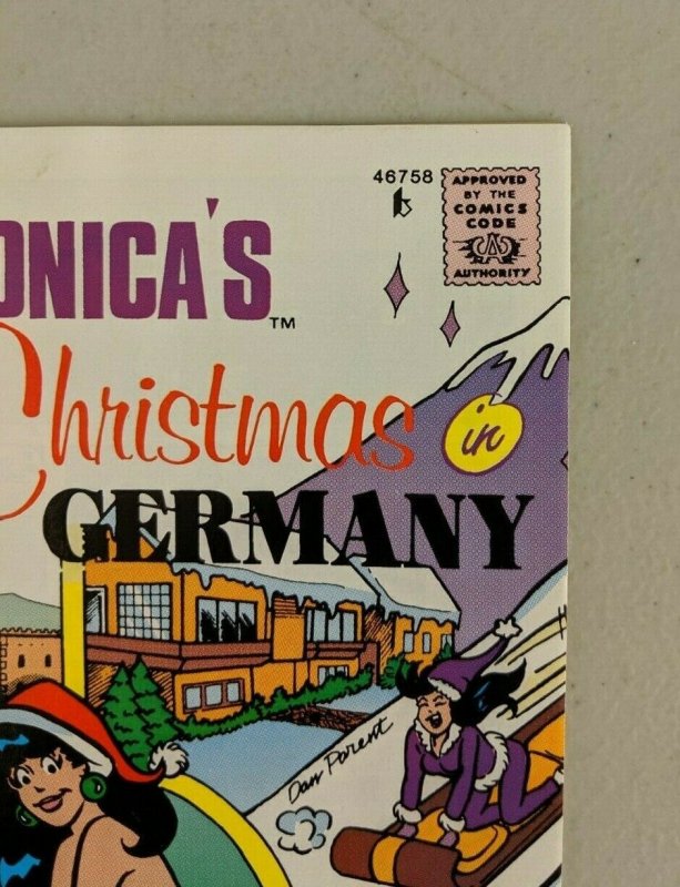 Veronica #6 (Archie Comics 1989) Christmas in Germany Sexy Santa Outfit - (6.5) 