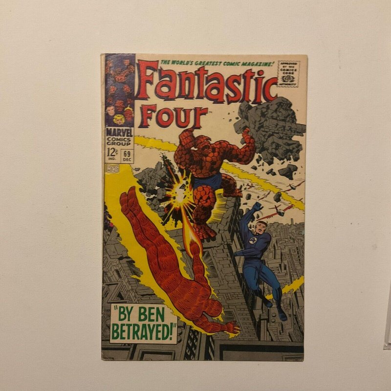 Fantastic Four 69 Fine- Fn- 5.5 Marvel 1967