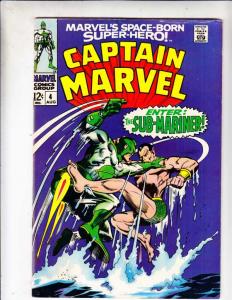 Captain Marvel #4 (Aug-68) VG Affordable-Grade Captain Marvel