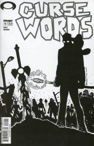 Curse Words #9D VF/NM ; Image | Walking Dead Tribute Variant B&W