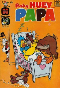 Baby Huey and Papa #18 GD ; Harvey | low grade comic All Ages July 1965
