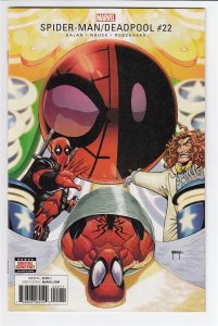 SPIDER-MAN DEADPOOL (2016 MARVEL) #22 CVR A WILL ROBSON