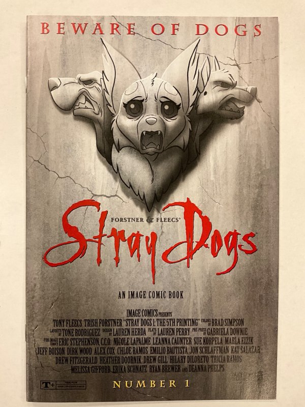 Stray Dogs #1 Fifth Print Cover (2021)