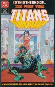 New Teen Titans, The (2nd Series) #19 FN ; DC