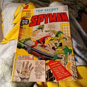 Spyman Complete Series 1-3 Harvey Comic Origin 1st Sterenko Professional Art set