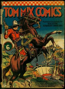 Tom Mix Comics #6 1941- Ralston Straight Shooters- Fred Meagher POOR/FAIR