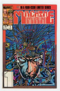 Machine Man #1 (1984 v2) Tom DeFalco Herb Trimpe Barry Windsor-Smith Cover VF