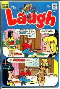 Laugh #215 1969-Archie-Betty-Veronica-swimsuit-fashion-FN/VF