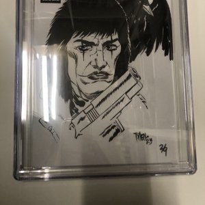 Faust Crow (2023) # 0 ( CGC 9.2)  Signed & Sketch Tim Vigil * Sketch edition