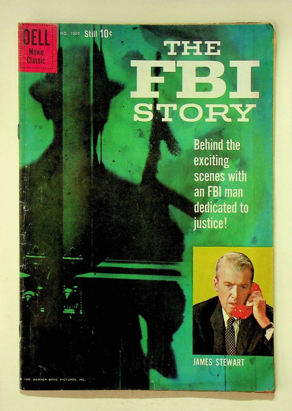 Four Color #1069 - The FBI Story - Movie Classics (1959, Dell) - Good-