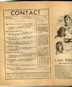 Contact Pulp #1 August 1933- coverless reading copy