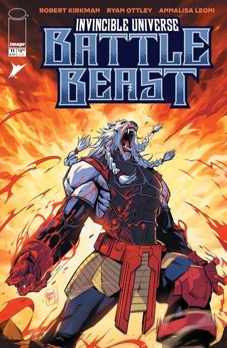 (2026) Robert Kirkman INVINCIBLE UNIVERSE BATTLE BEAST #11 1:50 Variant Cover!