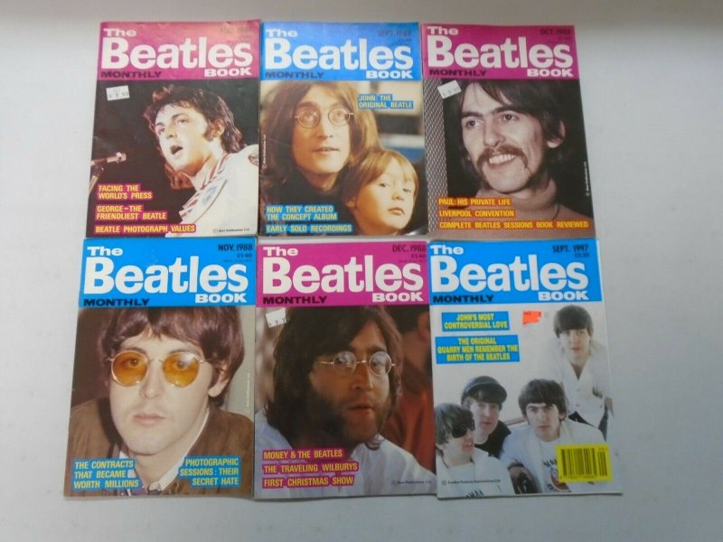 The Beatles Book Monthly magazine lot 12 different issues (1987-88)