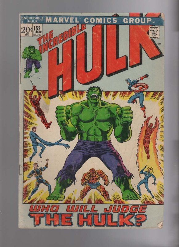 The Incredible Hulk #139, 150, 151, 152 and 155 (1971)