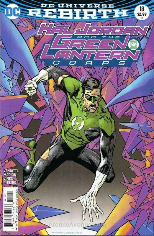 Hal Jordan And the Green Lantern Corps #18A VF; DC | save on shipping - details 