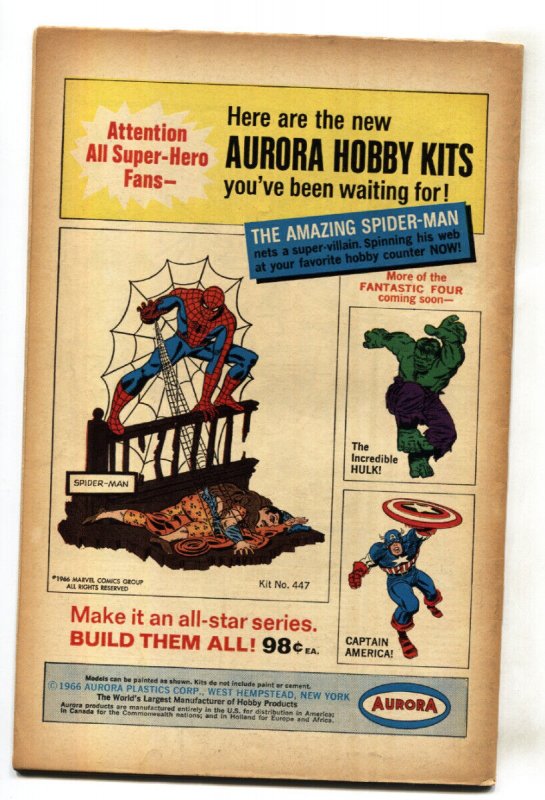 Thor #137 comic book 1966 comic book- Jack Kirby First ULIK VG