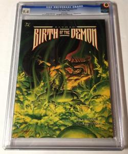 Birth Of The Demon Batman Cgc 9.4 White Pages Graphic Novel 1st Print