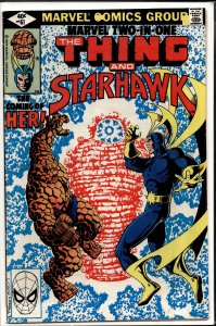 Marvel Two-in-One #61 (1980) Starhawk [Key Issue]