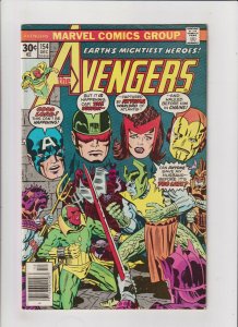 Avengers #154 VG+ 4.5 Marvel Comics 1976 Bronze Age Captain America,Iron Man
