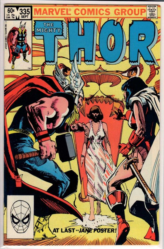 Thor #335 Direct Edition (1983) 9.2 NM-