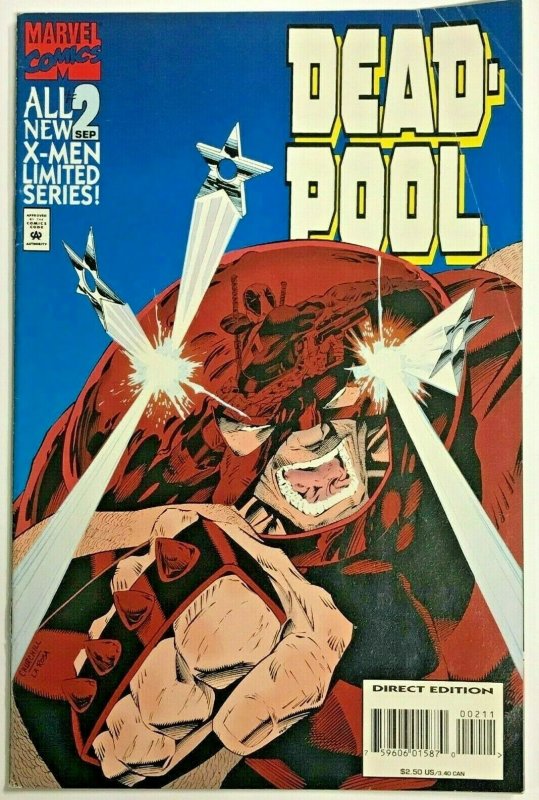 DEADPOOL#2 FN 1994 MINI SERIES MARVEL COMICS