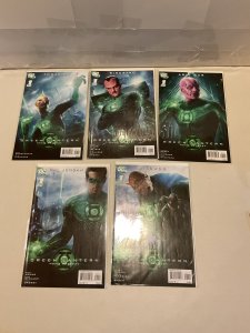 Green Lantern Movie Prequel Complete Set #1-5  2011  9.0 (our highest grade)