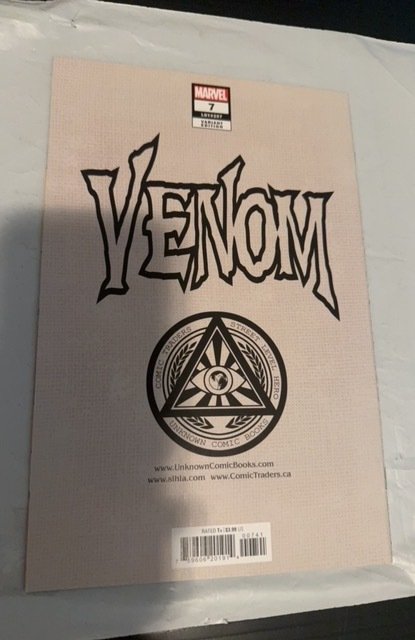 Venom #7 (2022) Unknowncomic Dell Otto cover